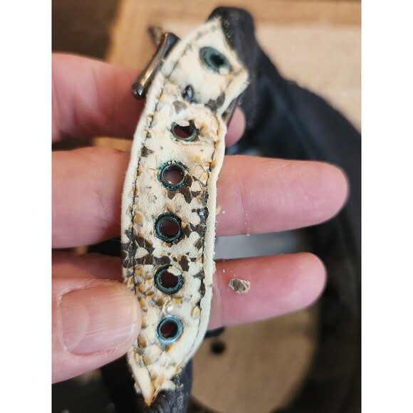 New Era 59Fifty BOSTON RED SOX MLB Hat BlackReptile Small/Med  11493 Buckle Back - Picture 4 of 5